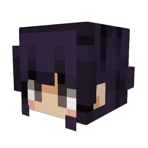 HenryHemsworth Minecraft avatar head, 3D render