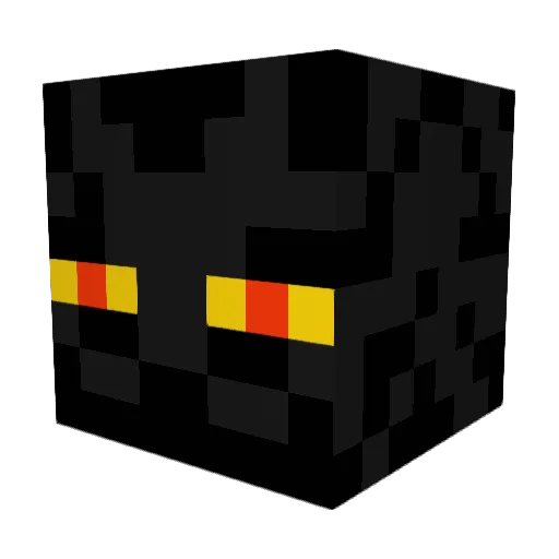 HenryHot Minecraft avatar head, 3D render