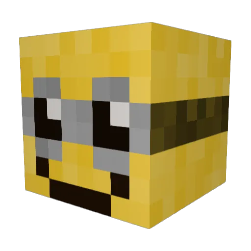 HenryIsBald Minecraft avatar head, 3D render