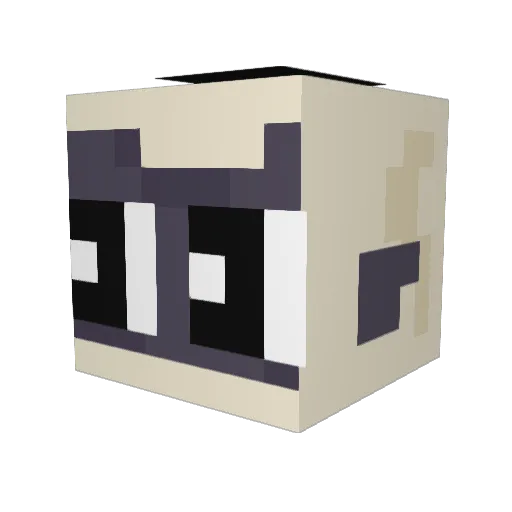 HenryJennifer Minecraft avatar head, 3D render