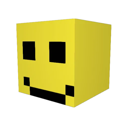 HenryJonesMan Minecraft avatar head, 3D render