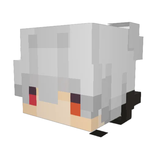 HenryLeon Minecraft avatar head, 3D render