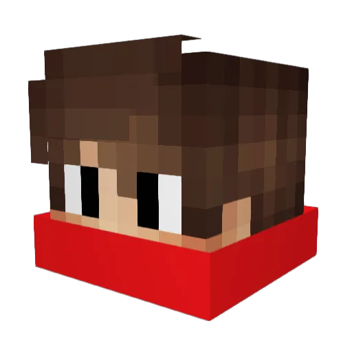 HenryNoCLT Minecraft avatar head, 3D render