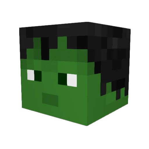 HenryNosek Minecraft avatar head, 3D render