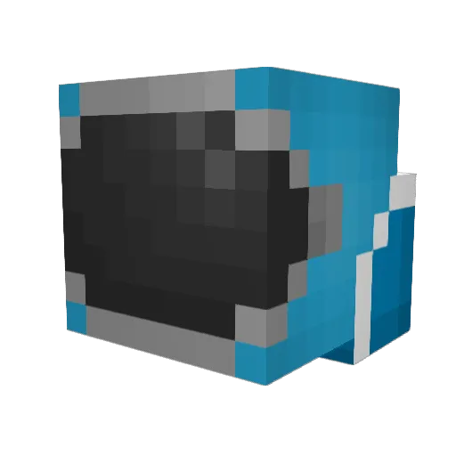 HenryPlays55 Minecraft avatar head, 3D render