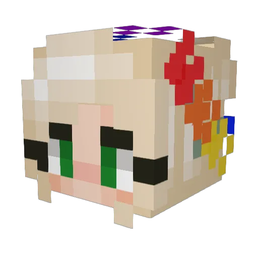 HenryTMc Minecraft avatar head, 3D render