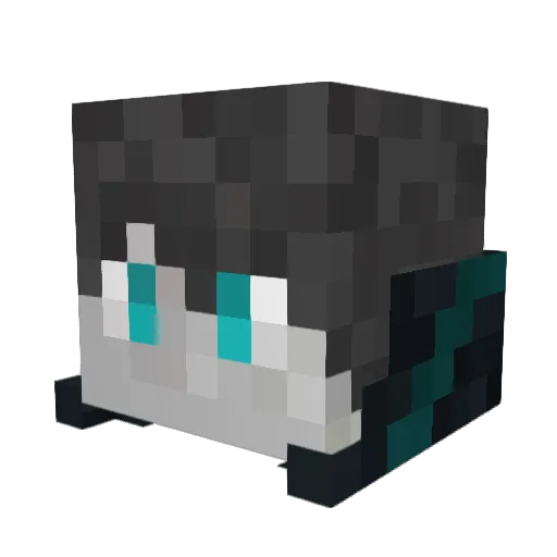 HenryTemplo Minecraft avatar head, 3D render