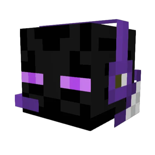 HenryTheEnderman Minecraft avatar head, 3D render