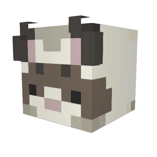 HenryTheFerret Minecraft avatar head, 3D render