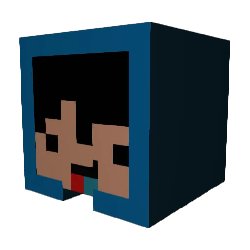 Henry_209 Minecraft avatar head, 3D render