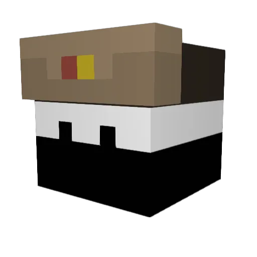 Henry_C4 Minecraft avatar head, 3D render