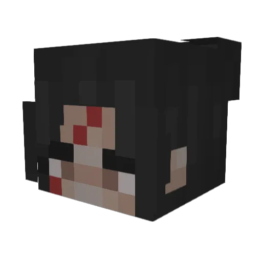 Henry_V3 Minecraft avatar head, 3D render