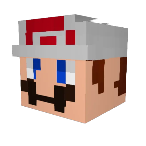 Henry_awa Minecraft avatar head, 3D render