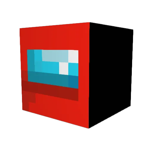 Henryx16 Minecraft avatar head, 3D render