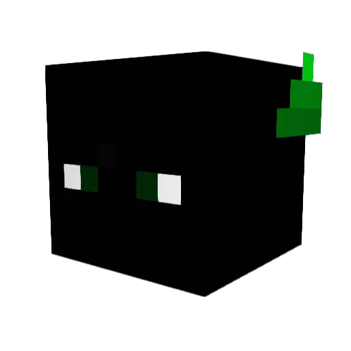 Hensta26 Minecraft avatar head, 3D render