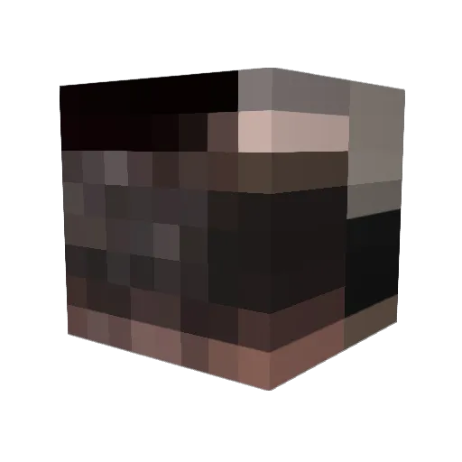 Hensuki42 Minecraft avatar head, 3D render