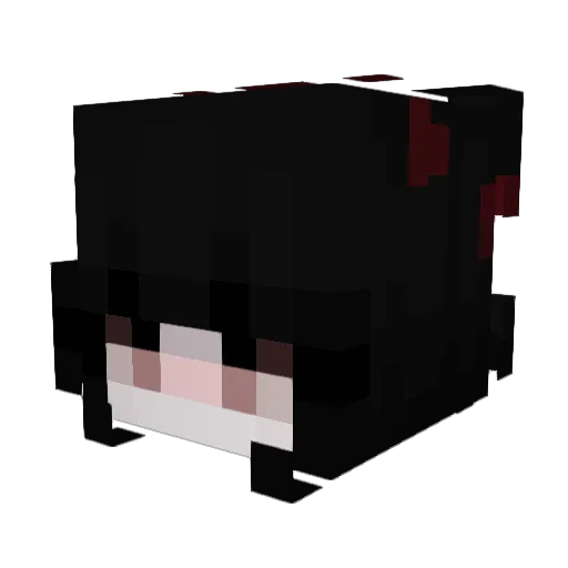 Henul Minecraft avatar head, 3D render