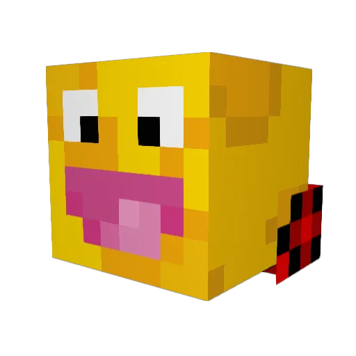 Henzo_040 Minecraft avatar head, 3D render