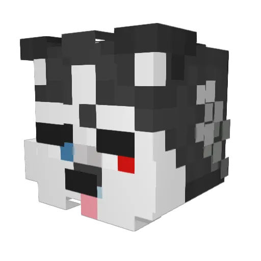 Heo_Sukhui Minecraft avatar head, 3D render