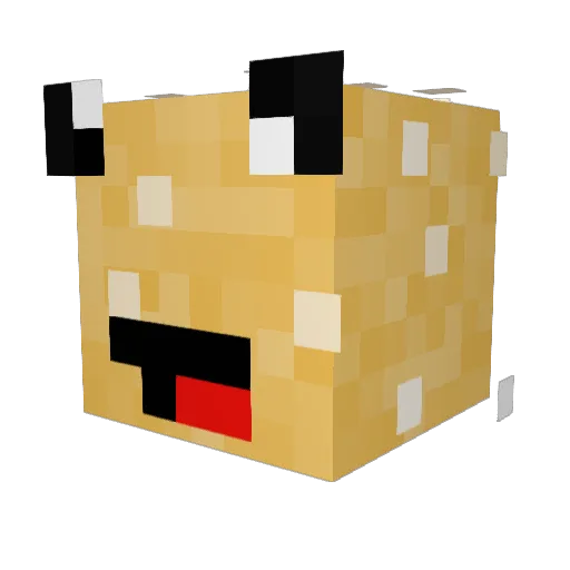 Heo_Yoon Minecraft avatar head, 3D render