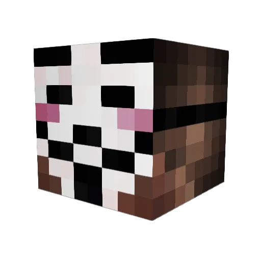 Heosmadd Minecraft avatar head, 3D render