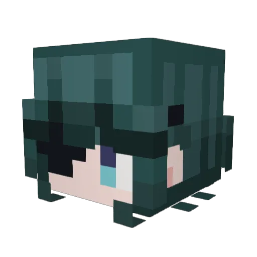 Heoz_Kahn Minecraft avatar head, 3D render