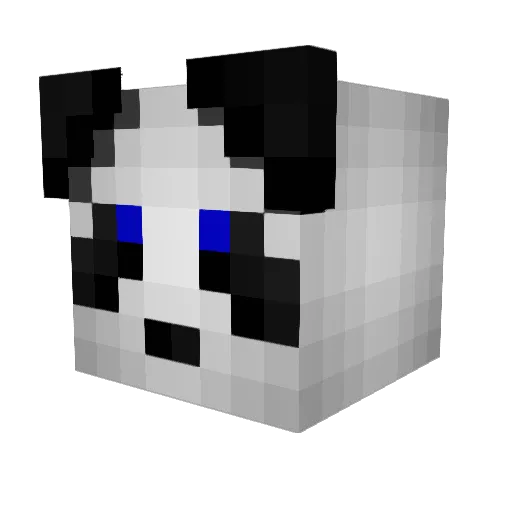 HepatitisA Minecraft avatar head, 3D render