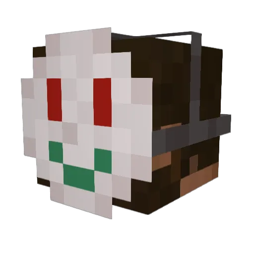 Hephaestus9909 Minecraft avatar head, 3D render