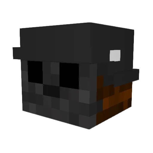 Hephastios Minecraft avatar head, 3D render