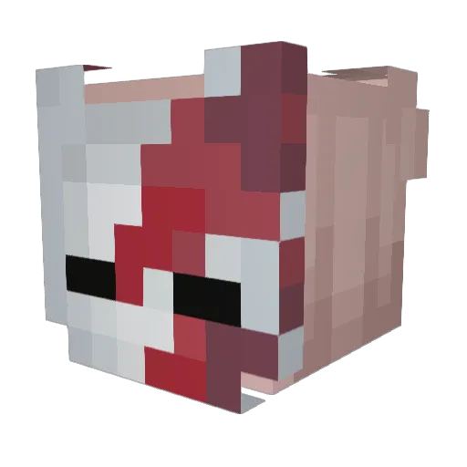 Hepino Minecraft avatar head, 3D render