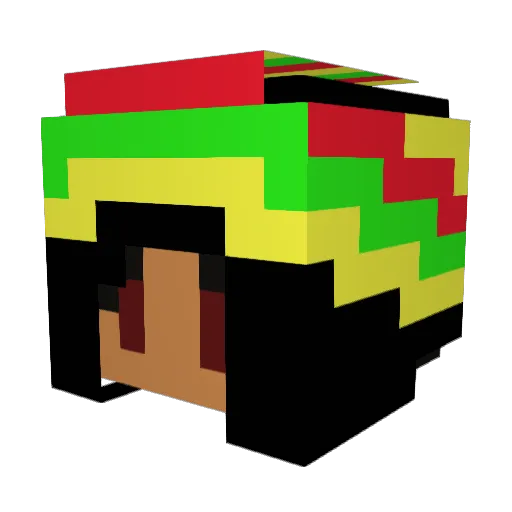 Hepipepi07 Minecraft avatar head, 3D render