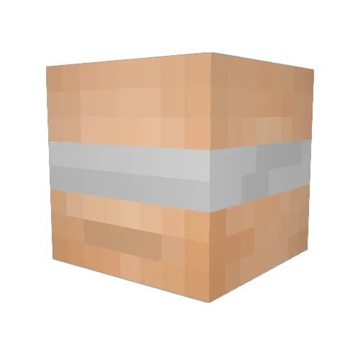 Hepitimes Minecraft avatar head, 3D render