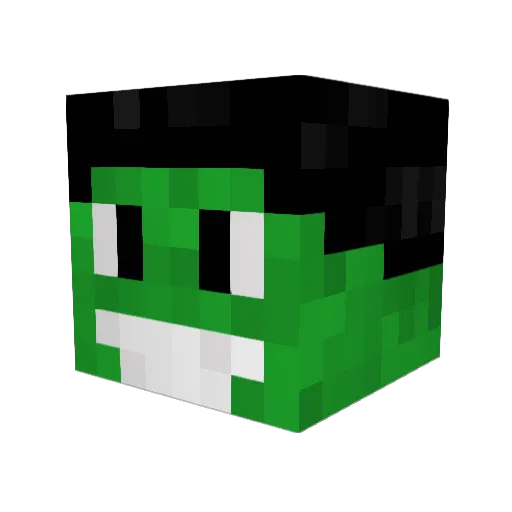 Hepo_PvP Minecraft avatar head, 3D render