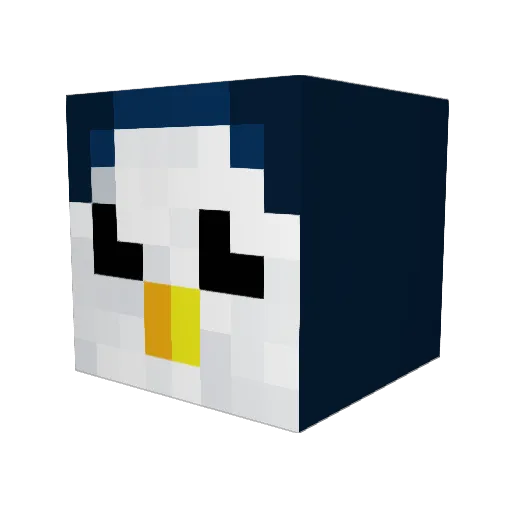 HepticAssault Minecraft avatar head, 3D render