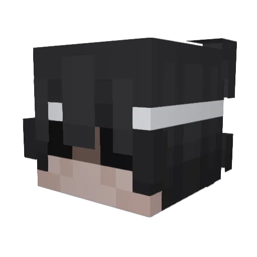 Heralf Minecraft avatar head, 3D render