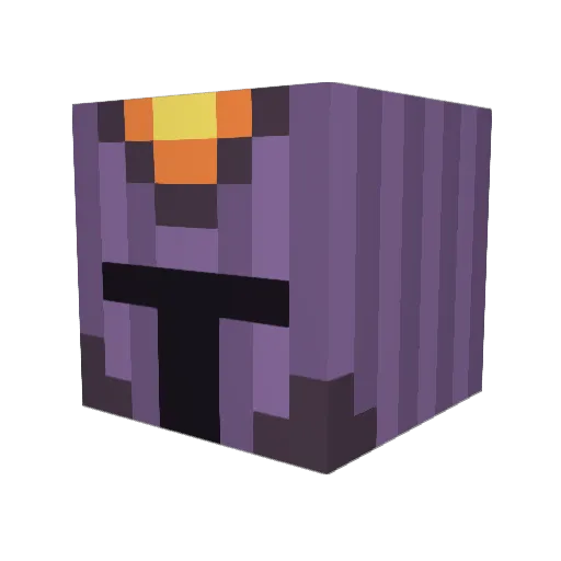 Herbane Minecraft avatar head, 3D render