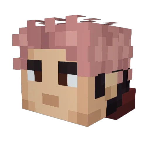 HerbertPickle Minecraft avatar head, 3D render