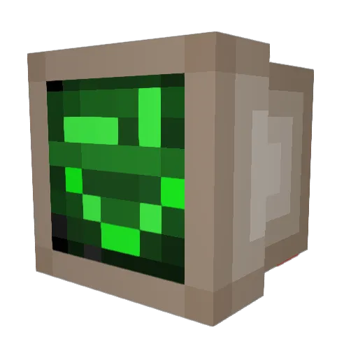 Herbgorfer Minecraft avatar head, 3D render