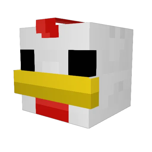 Herbie00535 Minecraft avatar head, 3D render