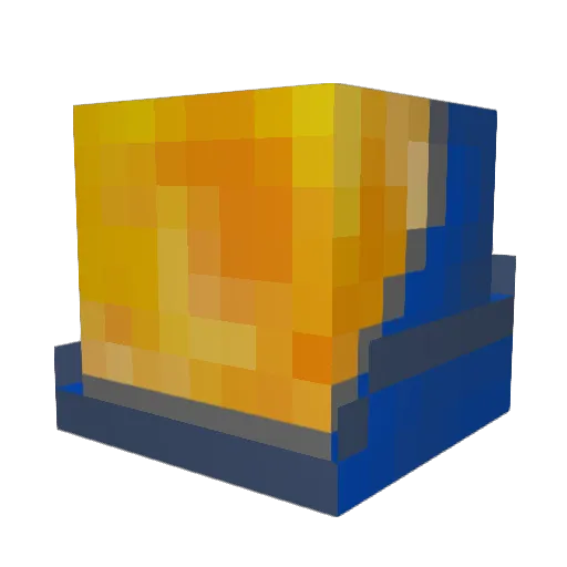 Herbits Minecraft avatar head, 3D render