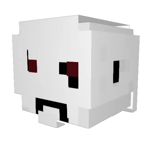 Herbling Minecraft avatar head, 3D render