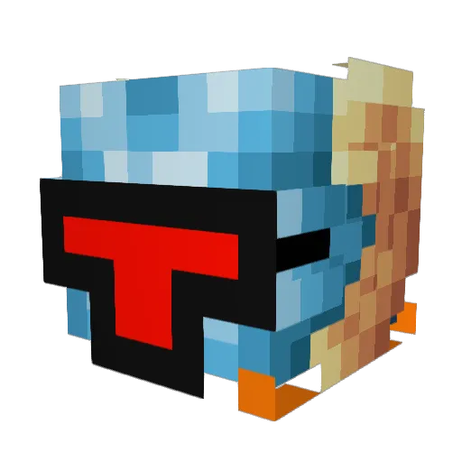 Hercules14000 Minecraft avatar head, 3D render