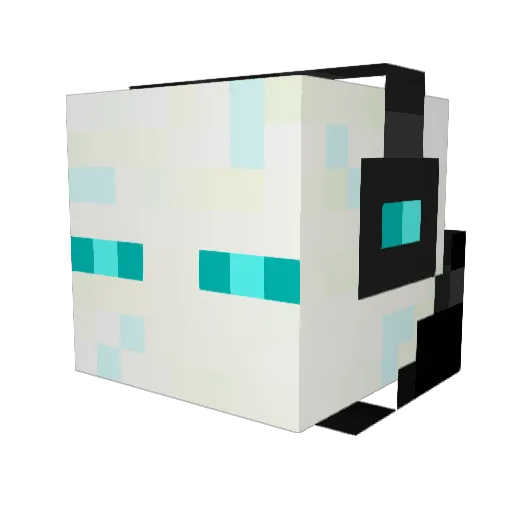 Hercules557 Minecraft avatar head, 3D render