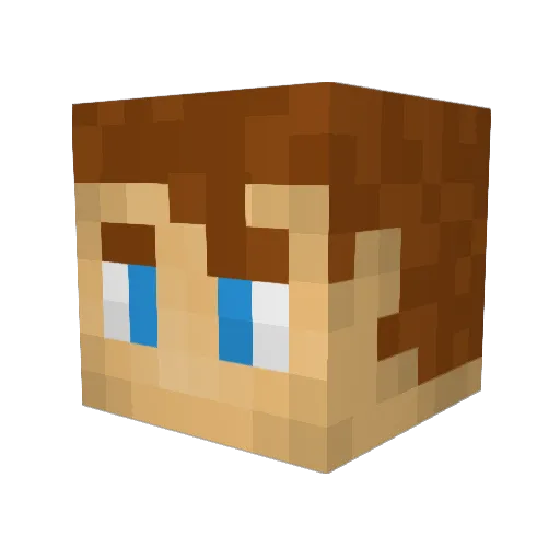 Hercules_OG Minecraft avatar head, 3D render