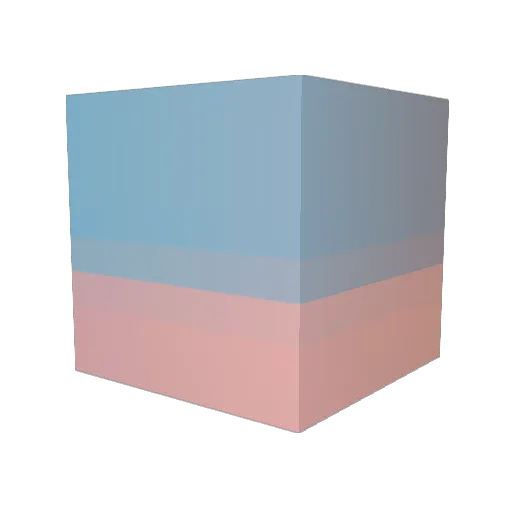 HereBeGia Minecraft avatar head, 3D render