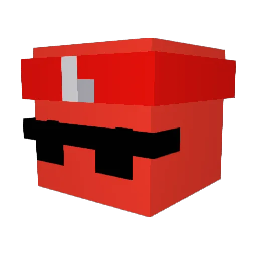 HereTakeTheseLs Minecraft avatar head, 3D render