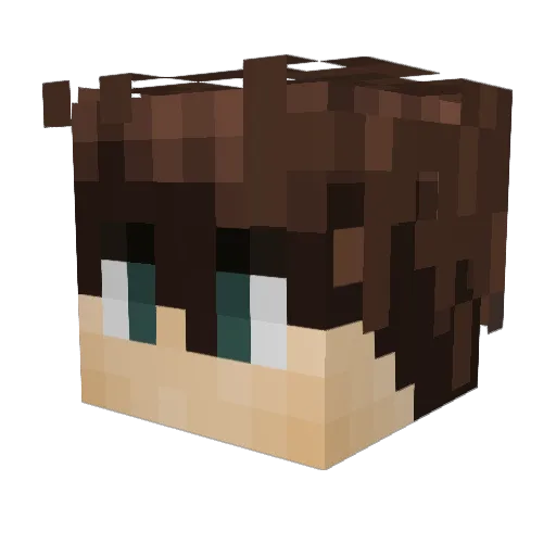 Heremnior Minecraft avatar head, 3D render