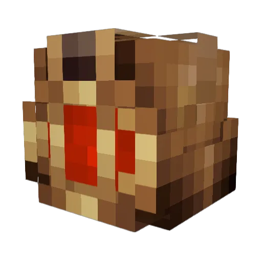 Herentir Minecraft avatar head, 3D render