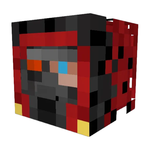 Heresy_Inq Minecraft avatar head, 3D render