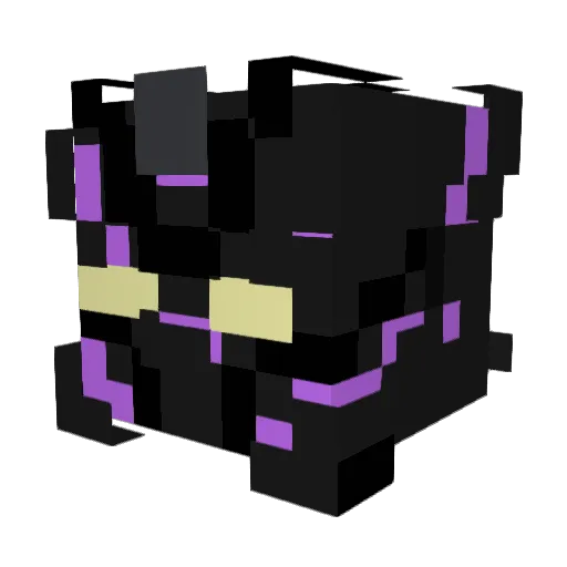 Heresy_Red Minecraft avatar head, 3D render